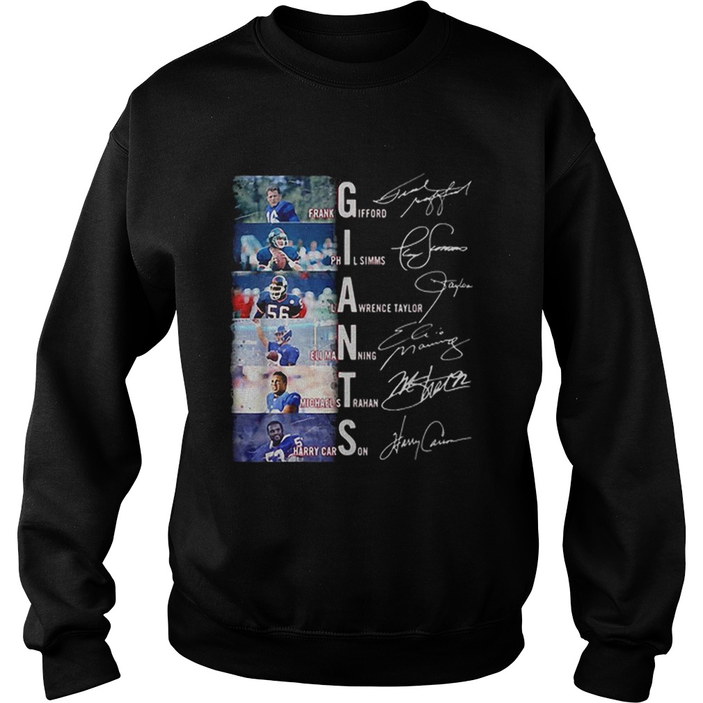 New York Giants Frank Gifford Phil Simms Lawrence Taylor Sweatshirt