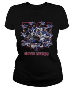 New York Giants legends players signatures  Classic Ladies