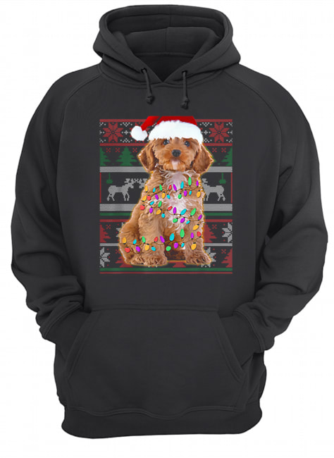 Nice Cockapoo Ugly Sweater Christmas Gift Unisex Hoodie