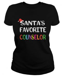 Nice Santas Favorite School Counselor Christmas  Classic Ladies