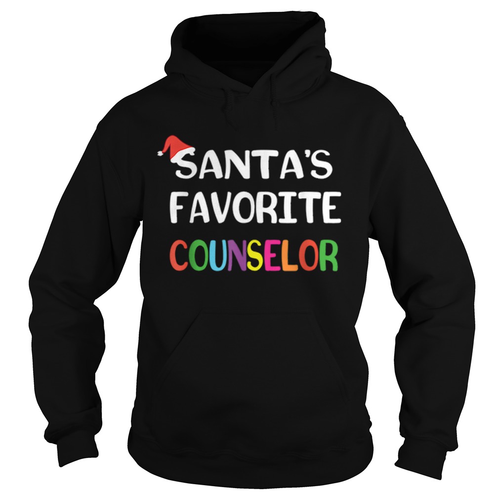 Nice Santas Favorite School Counselor Christmas Hoodie