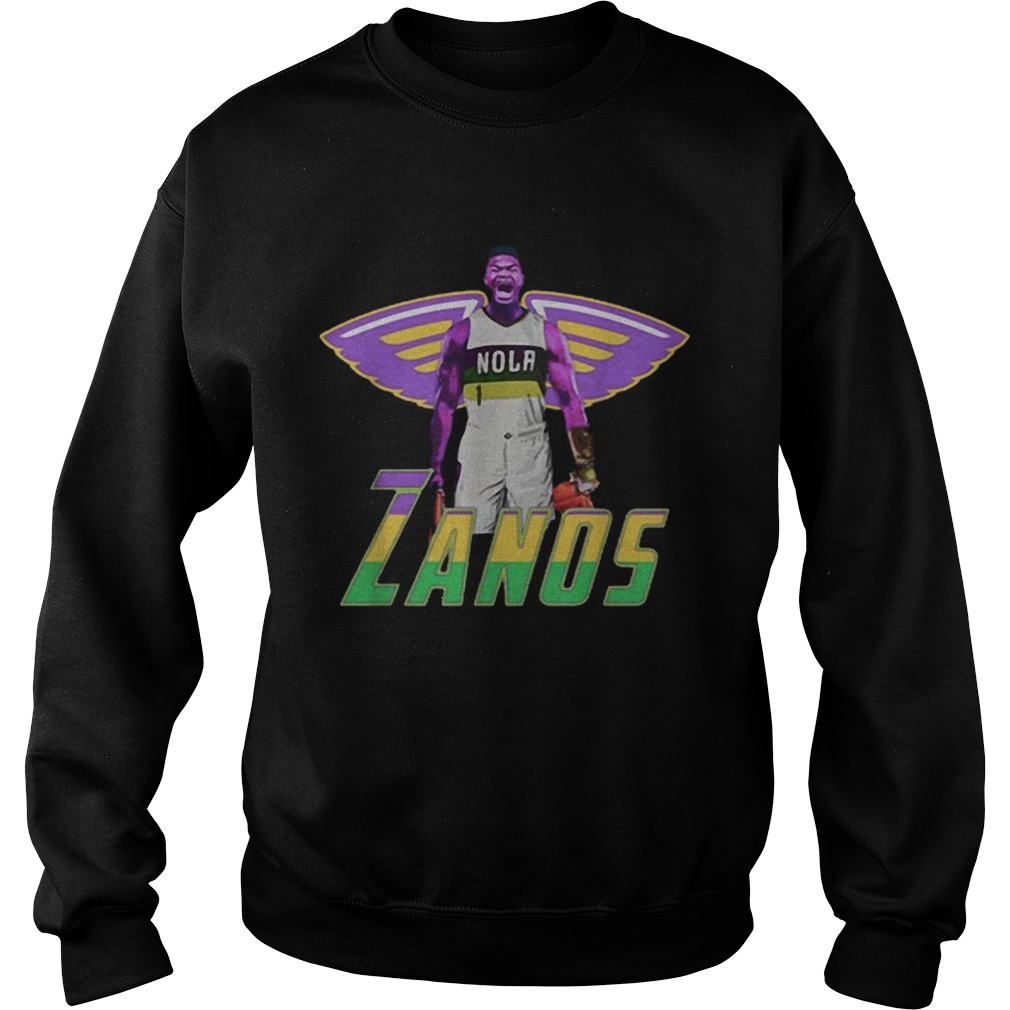 Nice Zanos Nola New Orleans Pelicans Sweatshirt