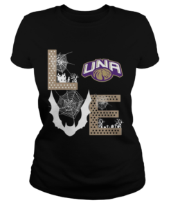 North Alabama Lions Stacked Spiderweb Love  Classic Ladies