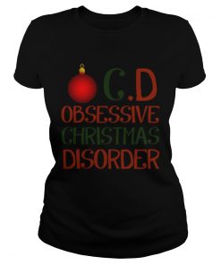 Obsessive Chritmas Disorder OCD Ornament  Classic Ladies