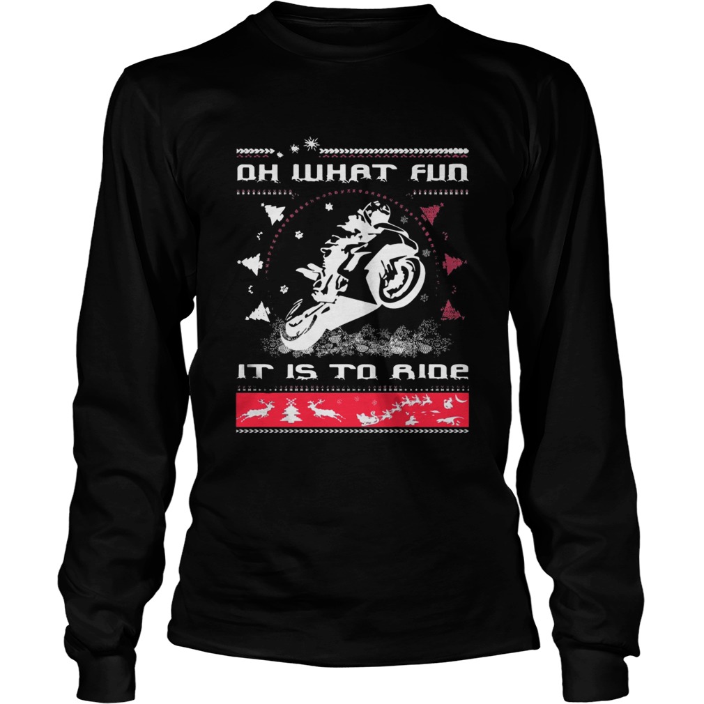 Oh what fun it is to SuperBikers Xmas ride Christmas LongSleeve