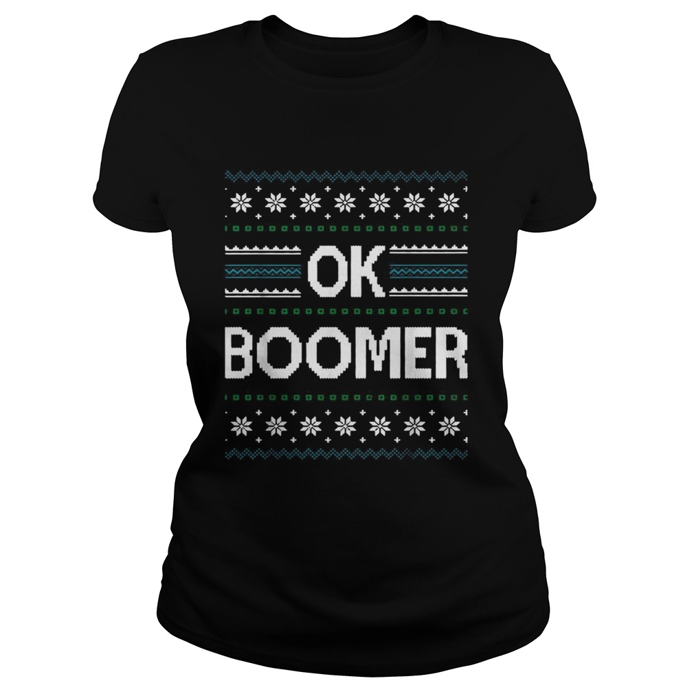 Ok Boomer Christmas Classic Ladies