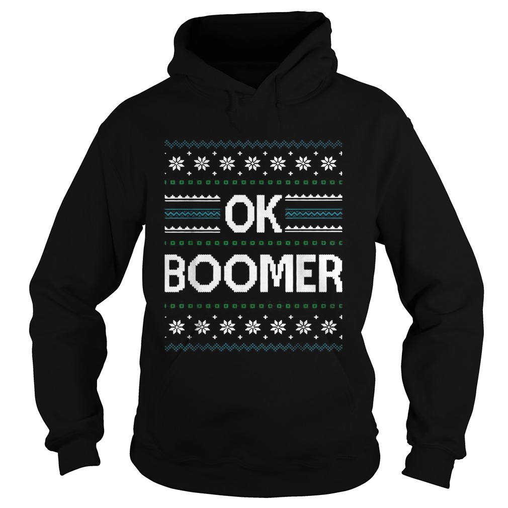 Ok Boomer Christmas Hoodie