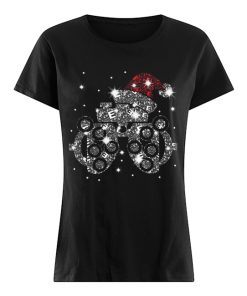 Optometry Bright Santa Diamond Christmas  Classic Women's T-shirt