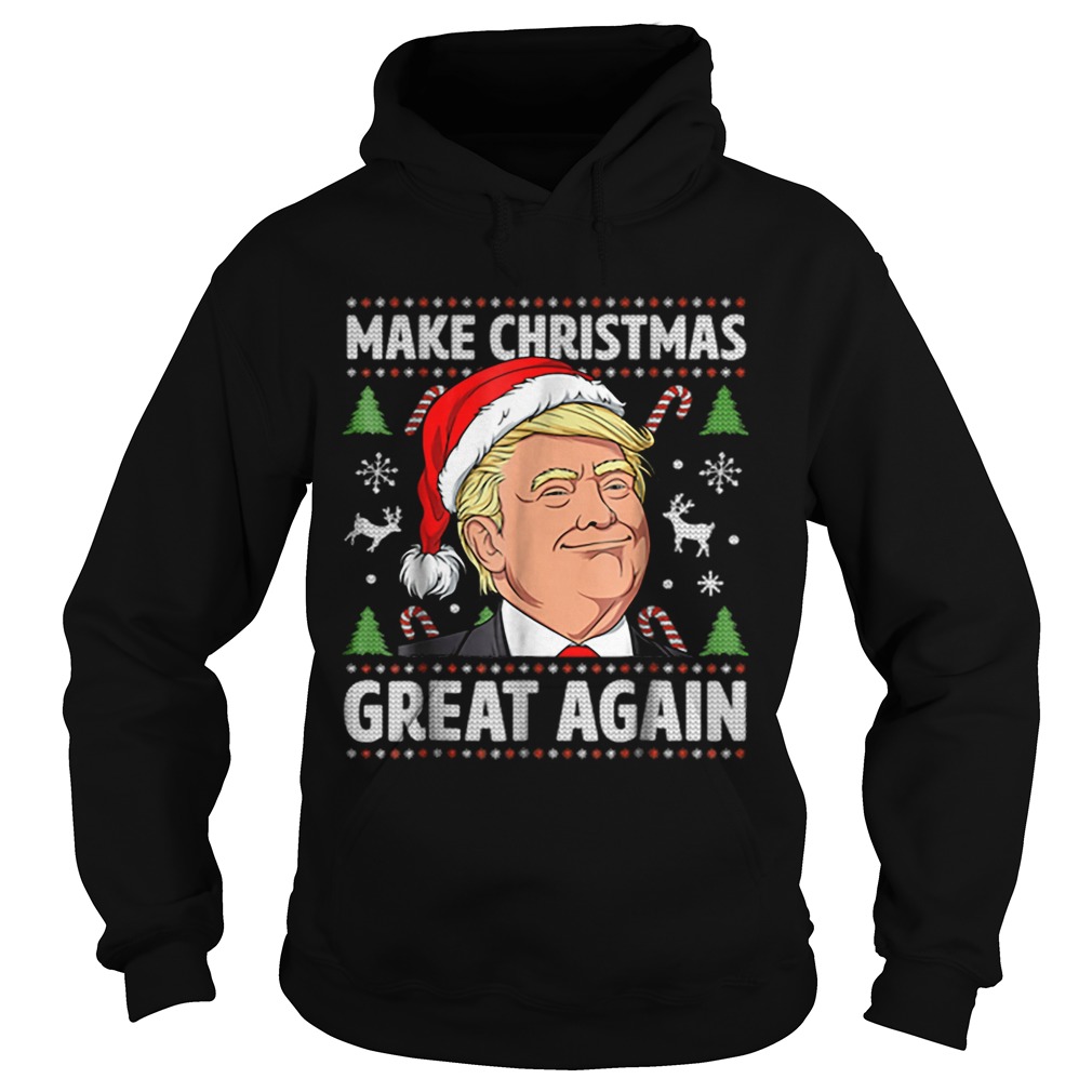 Original Make Christmas Great Again Trump Ugly Christmas Men Hoodie