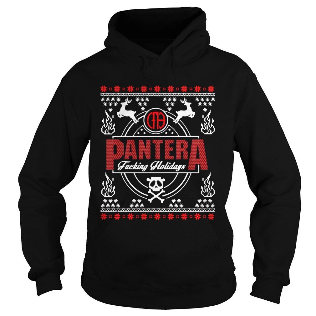 Pantera Fucking Holidays Ugly Christmas Hoodie