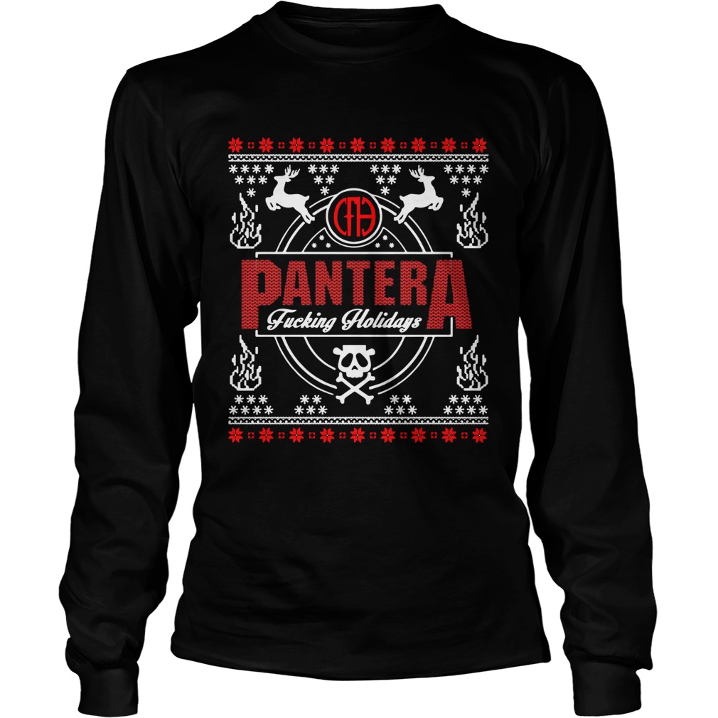 Pantera Fucking Holidays Ugly Christmas LongSleeve