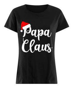 Papa Claus Christmas Family Matching Pajama  Classic Women's T-shirt