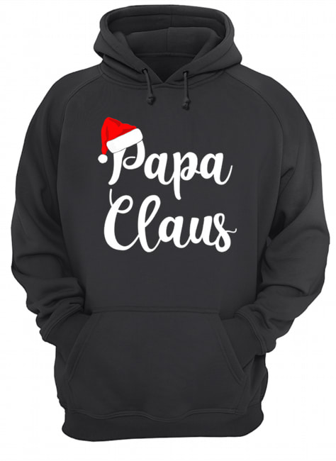 Papa Claus Christmas Family Matching Pajama Unisex Hoodie