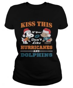 Peanuts kiss this if you dont like Hurricanes and Dolphins  Classic Ladies