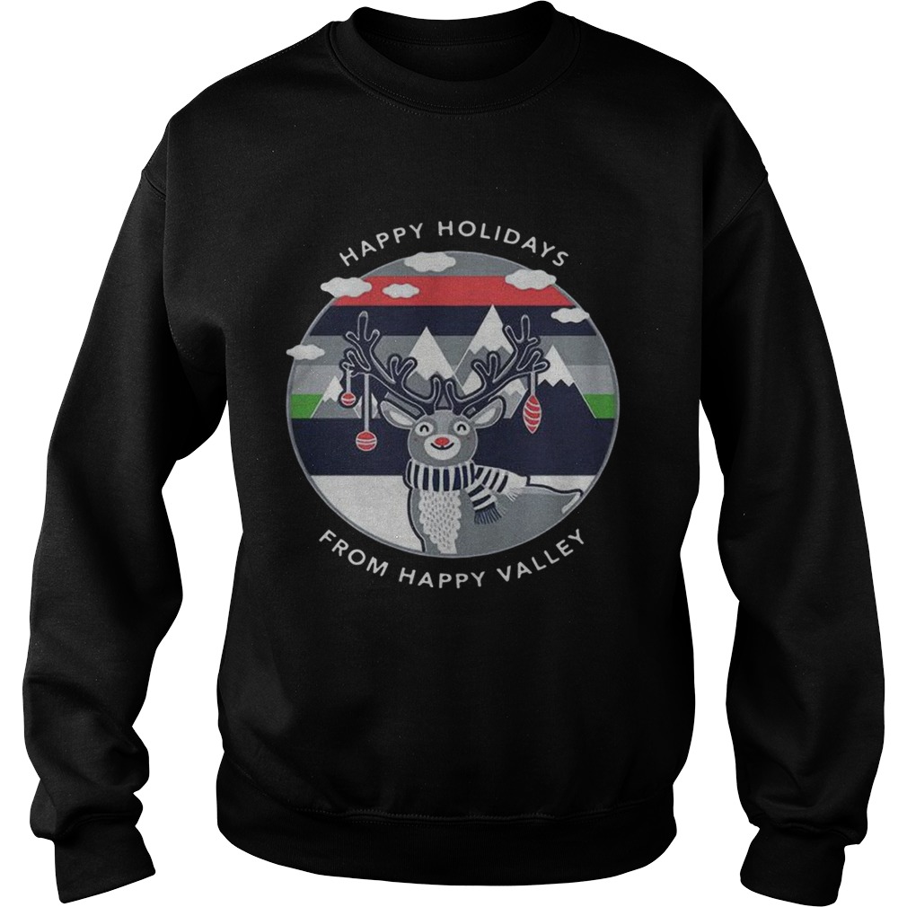 Penn State Happy Holidays From Happy Valley Reindeer Christmas Sweatshirt