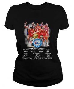 Philadelphia 76ers players signatures thank you for the memories  Classic Ladies