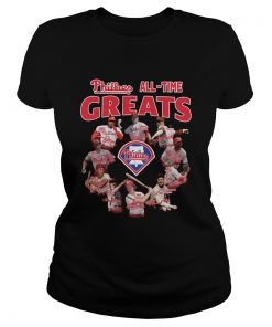 Philadelphia Phillies Alltime Greats team signature  Classic Ladies