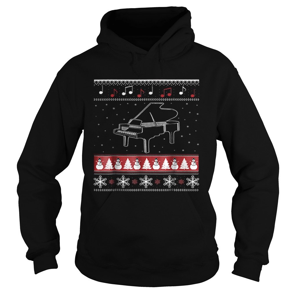 Piano Ugly Christmas Hoodie