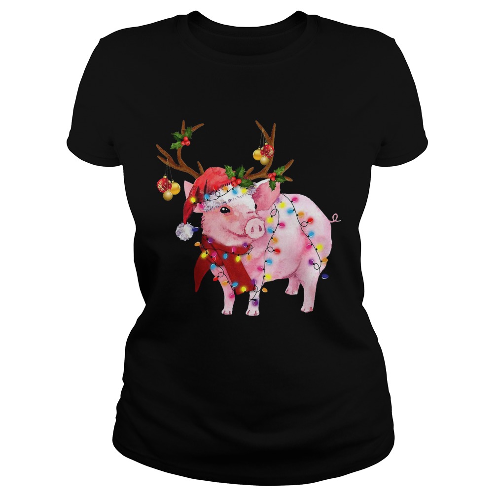 Pig Gorgeous Reindeer Classic Ladies