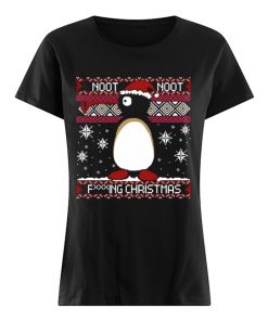 Pingu Noot Noot fucking ugly Christmas  Classic Women's T-shirt