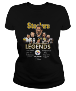 Pittsburgh Steelers Legends Jack Lambert Troy Polamalu Hines Ward Joe Greene Jerome Bettis signatur Classic Ladies