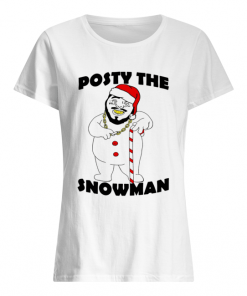 Post Malone Posty The Snowman  Classic Women's T-shirt