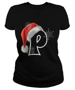 Pretty Cutest Capital Letter P Santa Monogram Christmas Holidays  Classic Ladies