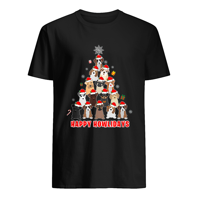 Pretty Dog Lover Christmas Tree Gift shirt