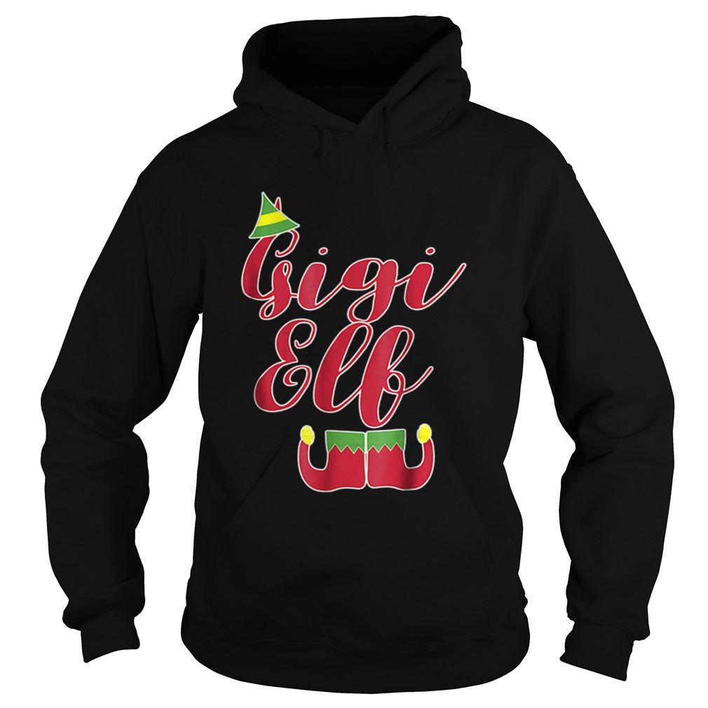 Pretty Gigi Elf Funny Christmas for Grandmothers Hoodie