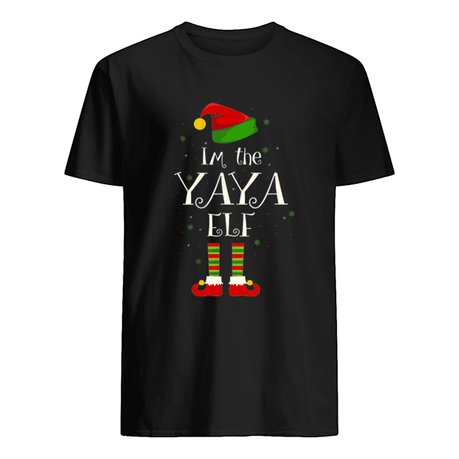 Pretty I’m The Yaya Elf Matching Family Group Christmas Funny shirt