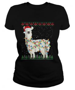 Pretty Sloth Santa Ugly Christmas Xmas Knit  Classic Ladies