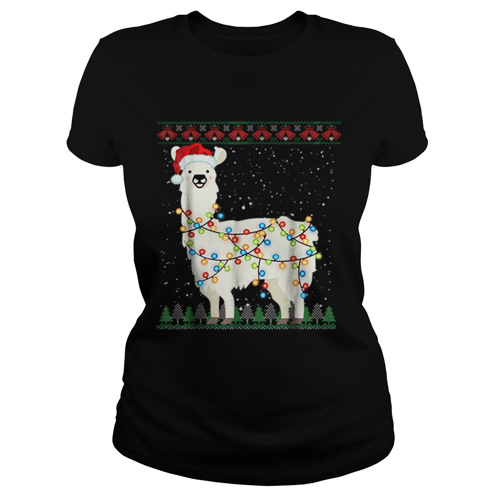 Pretty Sloth Santa Ugly Christmas Xmas Knit Classic Ladies