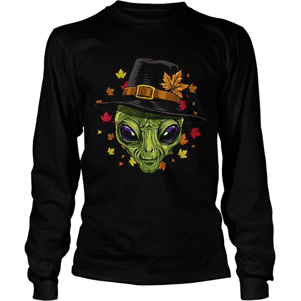 Pretty Thanksgiving Alien Pilgrim Costume Men Women LongSleeve