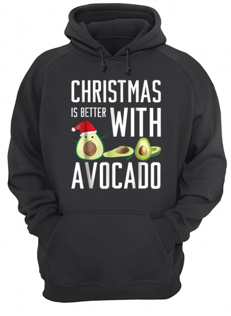 Pretty christmas is better with avocado Unisex Hoodie