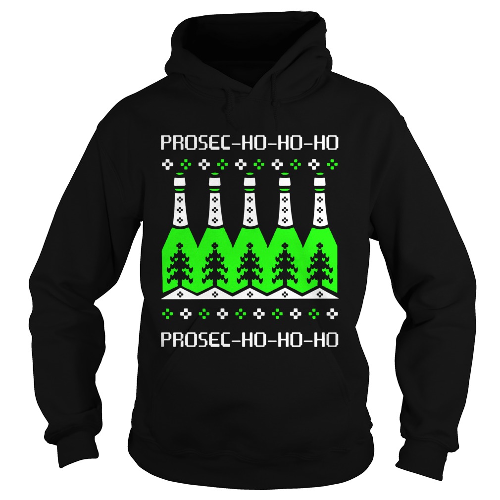 Prosecco Ho Ho Ho Christmas Day Beer Hoodie