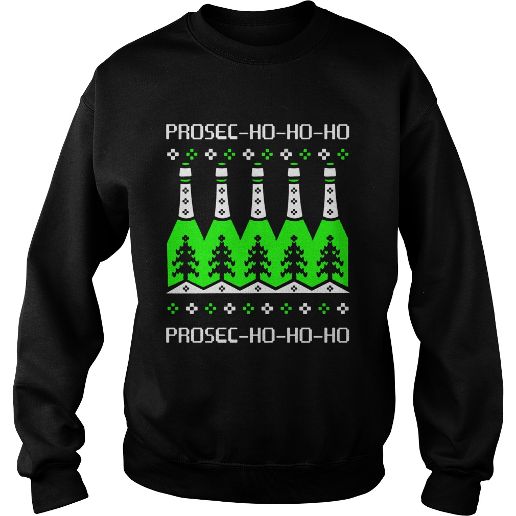 Prosecco Ho Ho Ho Christmas Day Beer Sweatshirt