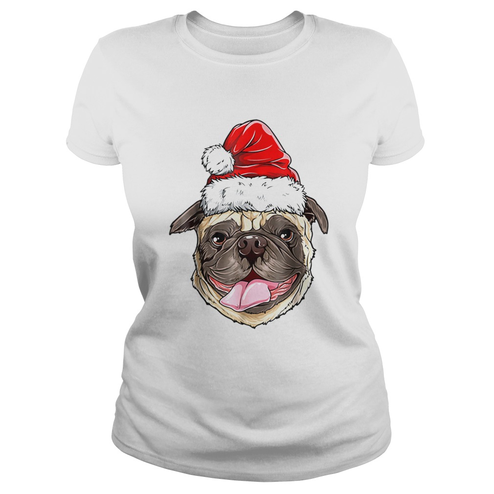 Pug Santa Christmas Kids Boys Girls Xmas Gifts Hat Classic Ladies