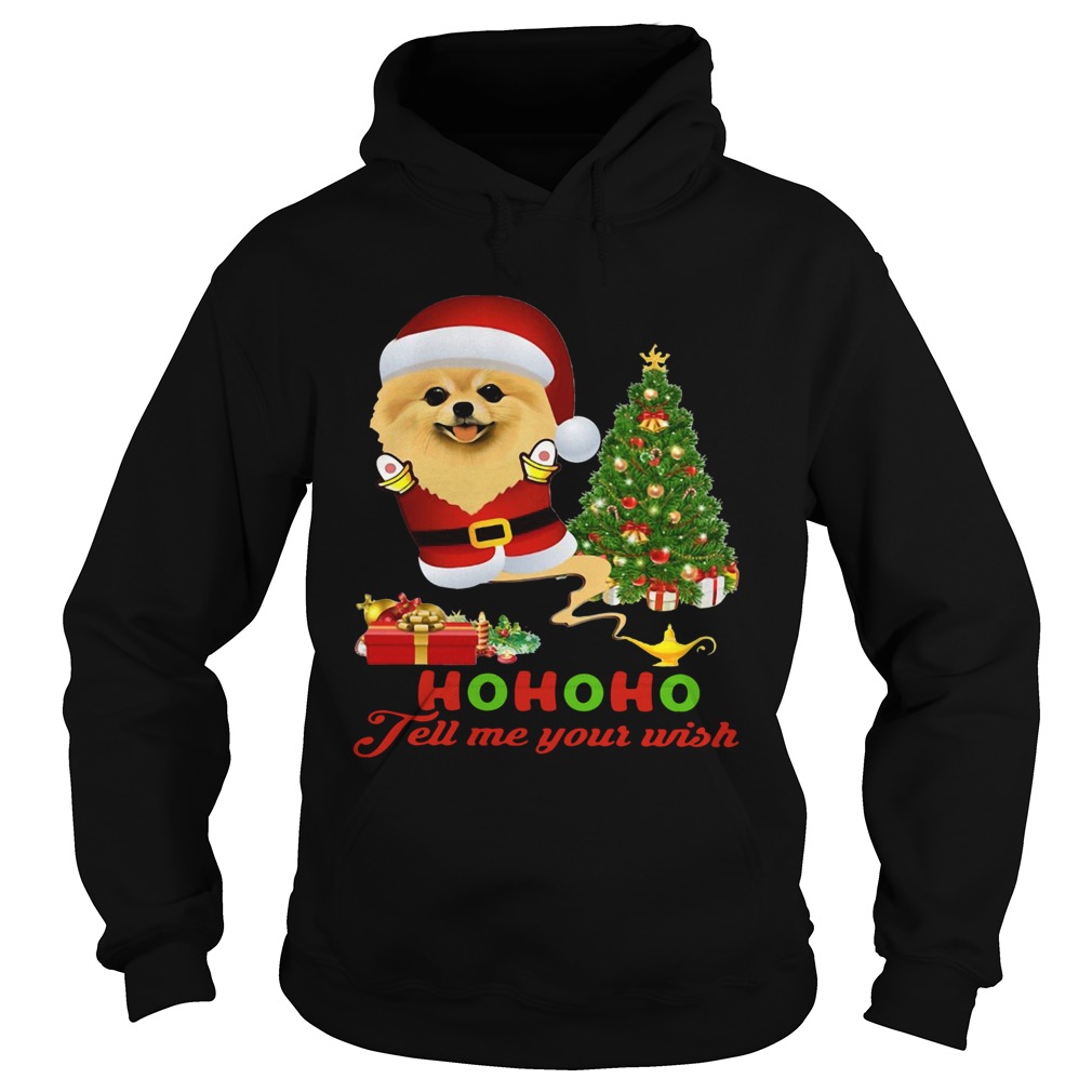 Qhn 8 Tell Me Your Wish Christmas Pomeranian Hoodie