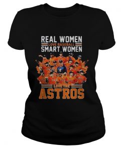 Real women love baseball smart women love Houston Astros  Classic Ladies