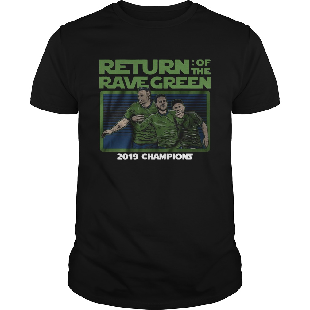 Return of the rave green 2019 champions shirt