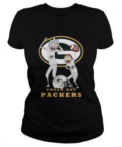 Rick and Morty Green Bay Packers  Classic Ladies