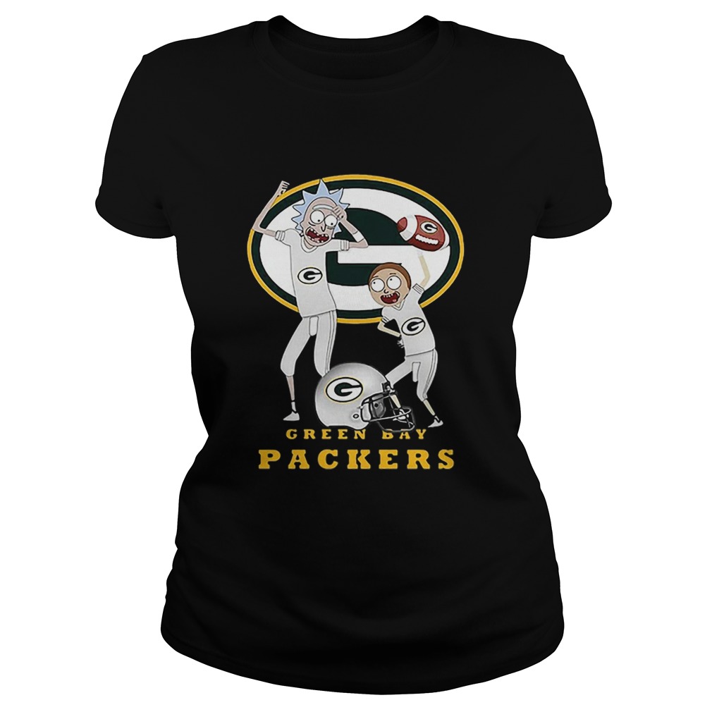 Rick and Morty Green Bay Packers Classic Ladies