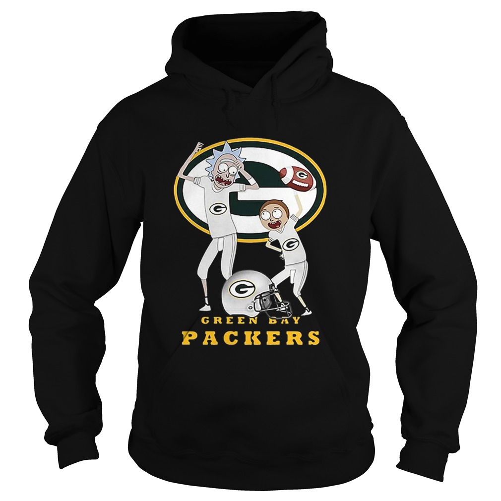 Rick and Morty Green Bay Packers Hoodie