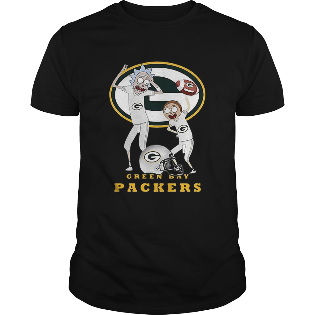 Rick and Morty Green Bay Packers shirt