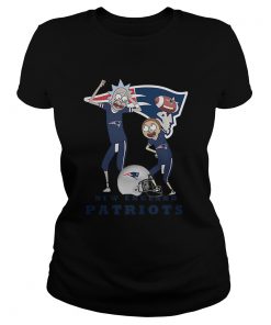 Rick and Morty New England Patriots  Classic Ladies