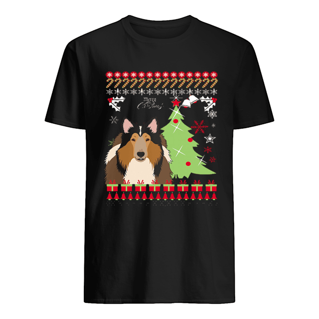 Rough collie Ugly Christmas shirt