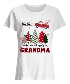 Rules Do Not Apply To Grandma Funny Christmas  Classic Women's T-shirt