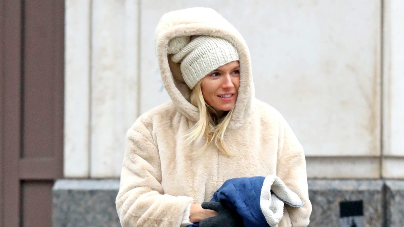 Sienna Miller’s Bundled-Up Look Is a Major Winter Mood