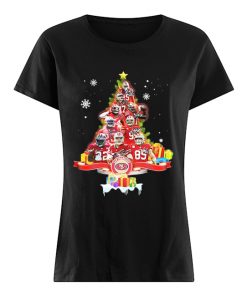 San Francisco 49ers Signatures Christmas Tree  Classic Women's T-shirt