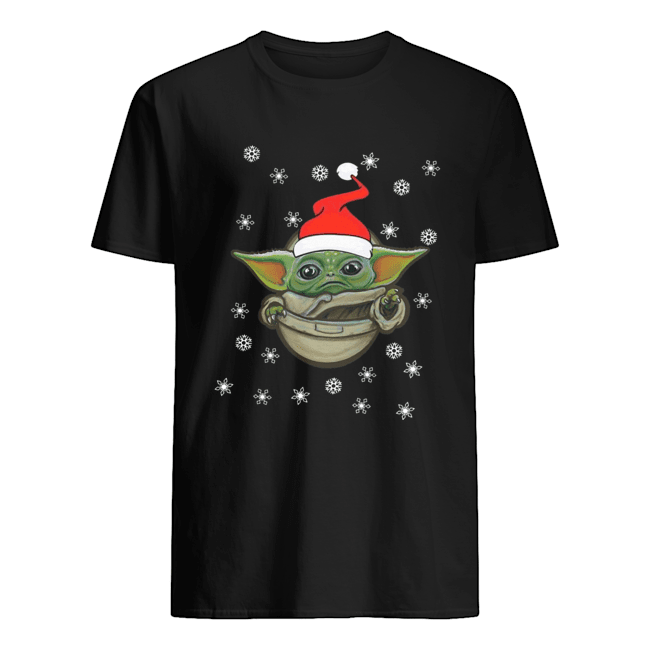 Santa Baby Yoda Snow Christmas shirt